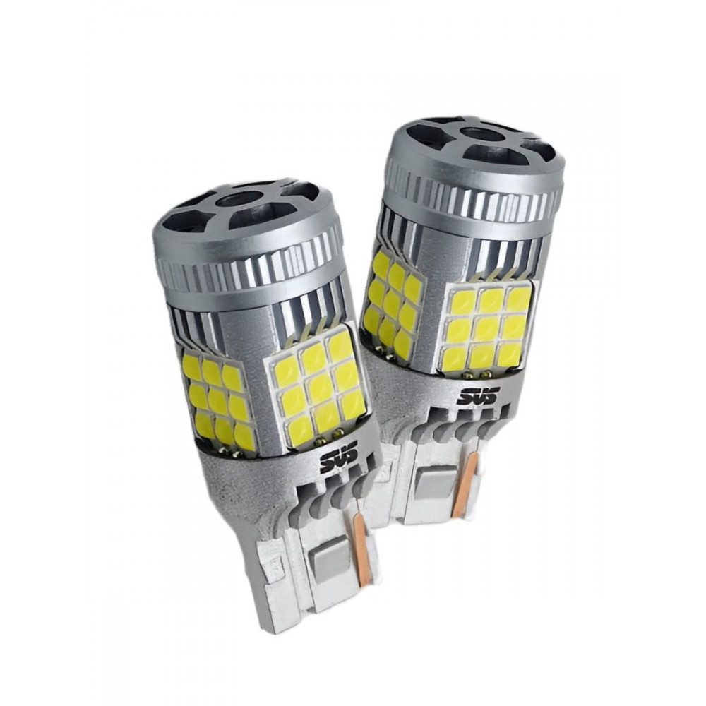 Светодиодные автолампы SVS X-TremeLight W21W-7440/12-24V/30W/6000K/3200Lm/Chip 3030-36SMD CANBUS FAN