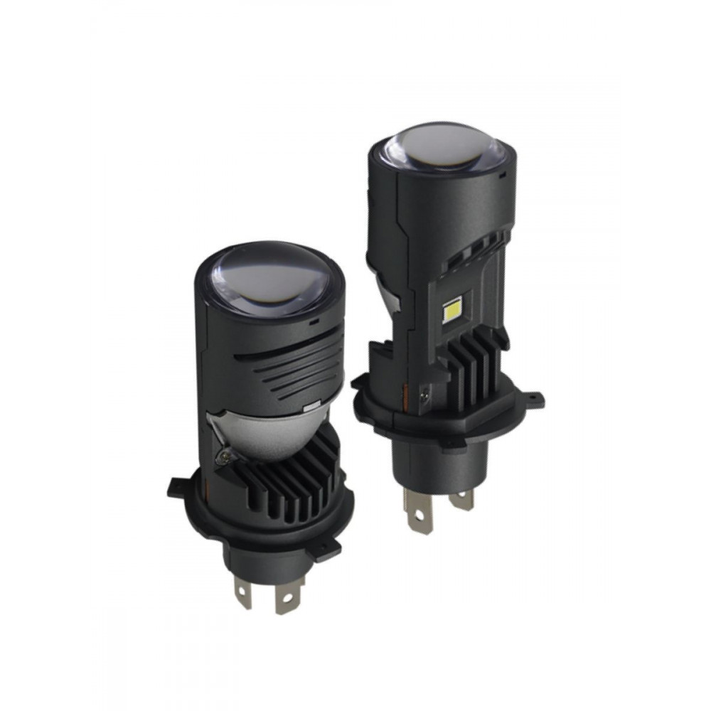 Комплект МИНИ-ЛИНЗ SVS серии A10-PRO  H4/H19 (CHIP3570CSP/3000Lm/6000K/12V/35-50W. кулер)