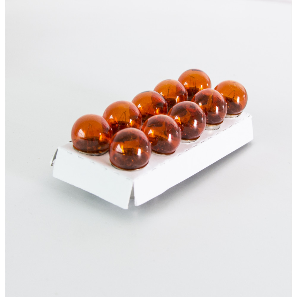 Лампа накаливания SVS 24V RY5W 5W BA15s AMBER {упаковка 1/10/1000}