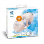 Галогенные лампы серия White 5000K 12V H3 55W+W5W, комплект 2шт. Ver.2.0 {упаковка 1/6/60}*