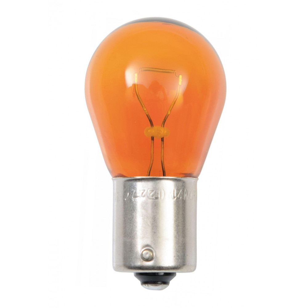 Лампа накаливания SVS 12V PY21W BAU15s AMBER {упаковка 1/10/1000}*