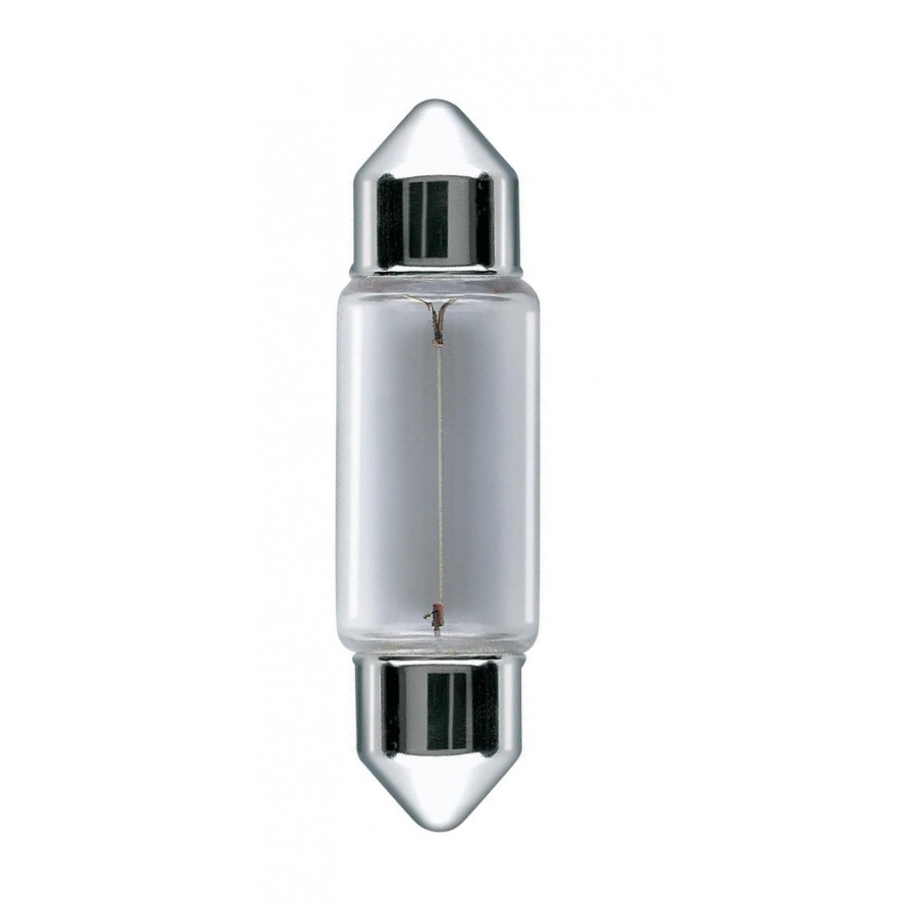 Лампа накаливания SVS 12V С10W T11x44mm SV8,5-8 {упаковка 1/10/1000}