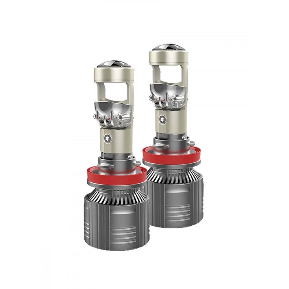 Комплект светодиодных ламп SVS H8/H9/H11/H16 серии MaxLight mini lens (4575CSP/4250Lm/6000K/12V/50W)