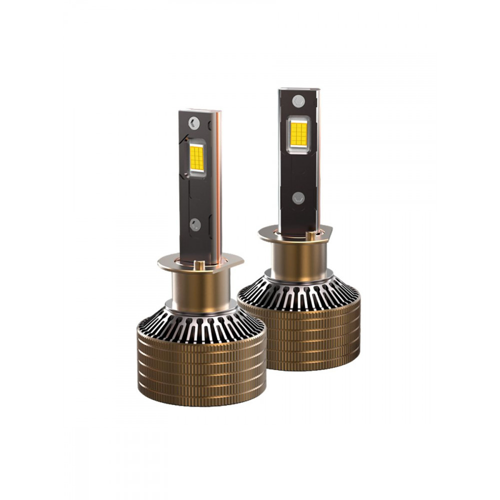 Комплект светодиодных ламп SVS H1 серии  MaxLight  (4575CSP/6000Lm/6000K/12-24V/60W, кулер)