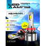 Комплект светодиодных ламп SVS H8/H9/H11 серии  WildLight (4775CSP/11000Lm/6000K/12V/100W/кулер)
