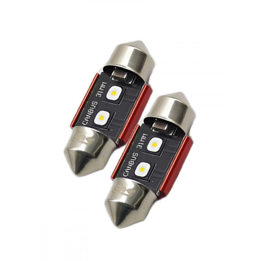 Светодиодные автолампы SVS C5W-31mm 12-24V/2W/6000K/250Lm/Chip3838-2SMD OSRAM CANBUS