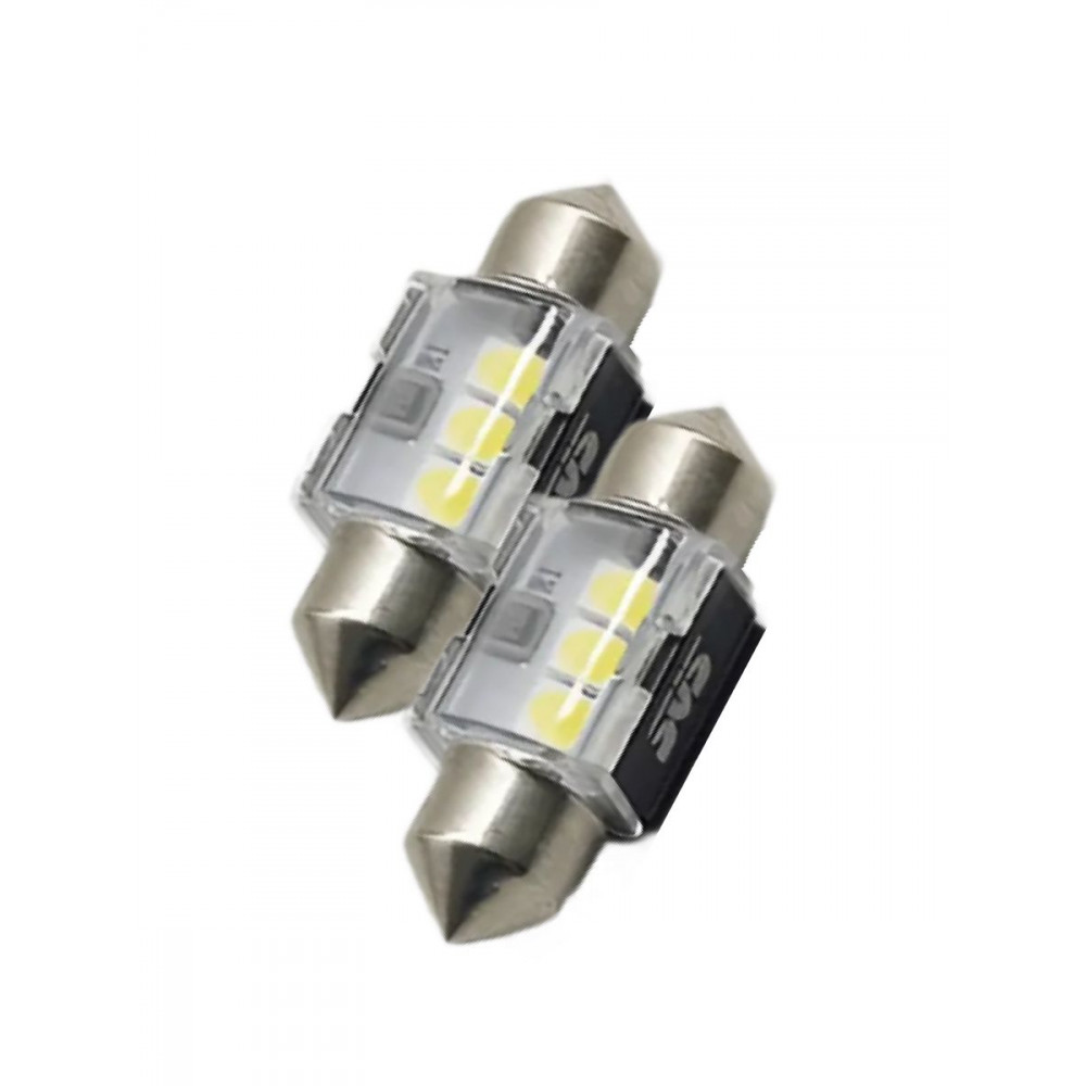Светодиодные автолампы SVS C5W-31mm 12-24V/ 3W/6000K/280Lm/Chip2835-3SMD