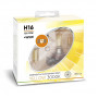 Галогенные лампы серия Yellow 3000K 12V H16 19W+W5W, комплект 2шт. Ver.2.0 {упаковка 1/6/60}