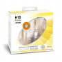 Галогенные лампы серия Yellow 3000K 12V H15 15/55W+W5W, комплект 2шт. Ver.2.0 {упаковка 1/6/6