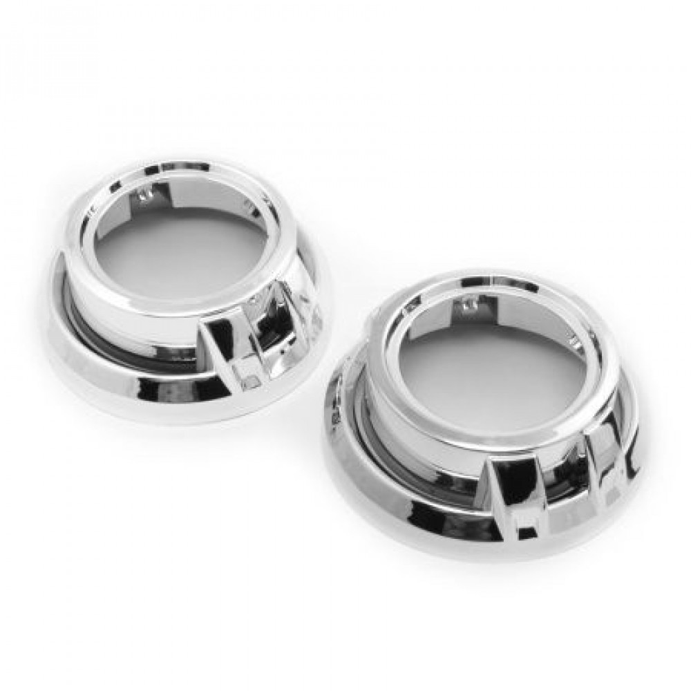 Маски MTF Light №4 для Bi-LED линз 3", хром, компл. 2шт.