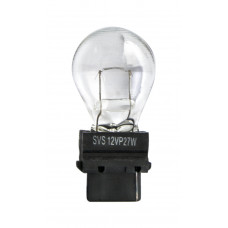 Лампа накаливания SVS 12V P27W W2,5x16d {упаковка 1/10/1000}
